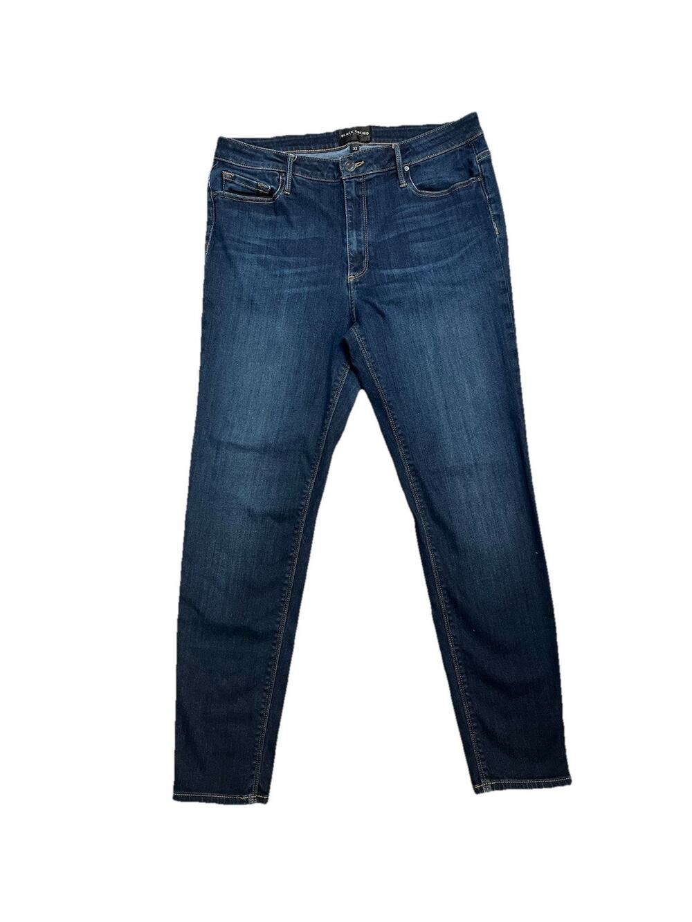 Black Orchid Jude Crop Jeans Womens 32 Dark Wash Skinny Stretch Ankle Denim